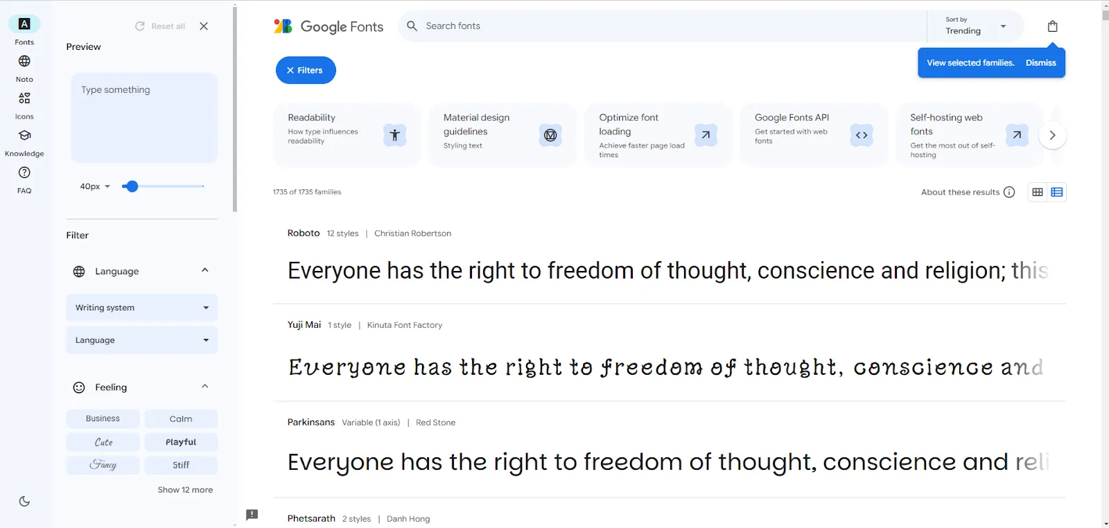 Step 1: Choose the Font